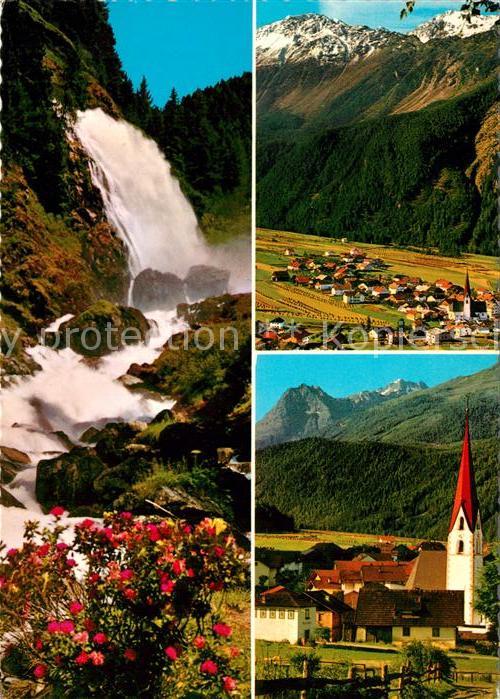 Umhausen Tirol Wasserfall Kirche
