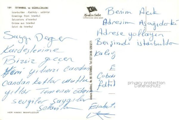 Istanbul Constantinopel Rihtim Iskele Haydarpasa Caddebostan – Bild 2