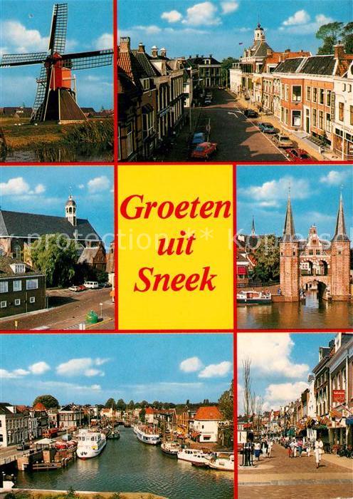 Sneek Windmühle Hafen