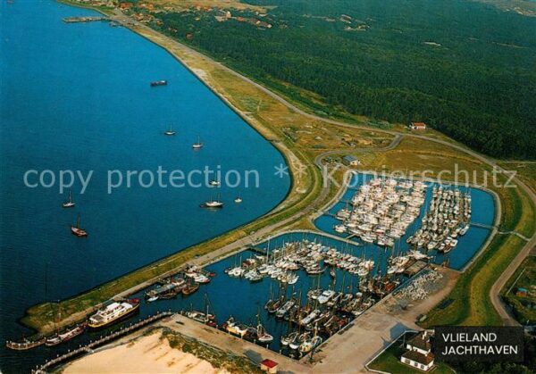 Vlieland Fliegeraufnahme Jachthaven