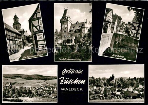 Zueschen Sauerland Alte Brücke Schloss Garvensburg