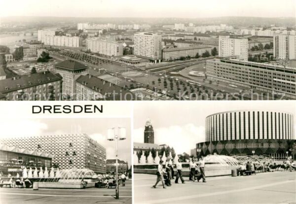 Dresden Rathausturm Kaufhaus Centrum Restaurant