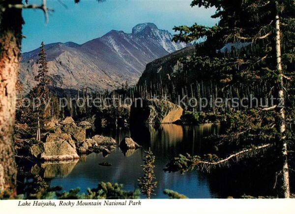 Boulder Colorado Lake Haiyaha Rocky Mountain National Pa