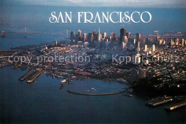 San Francisco California Fliegeraufnahme Fishermans
