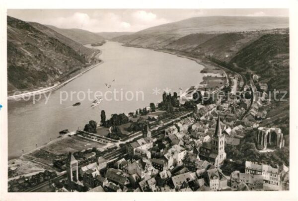Bacharach Rhein Fliegeraufnahme