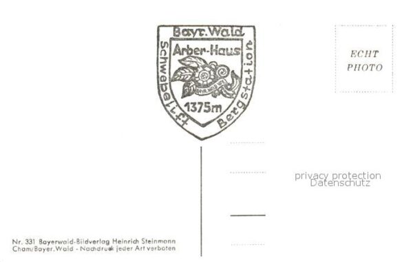 Arberschutzhaus mit Bayrisch und Böhmisch Eisenstein – Bild 2