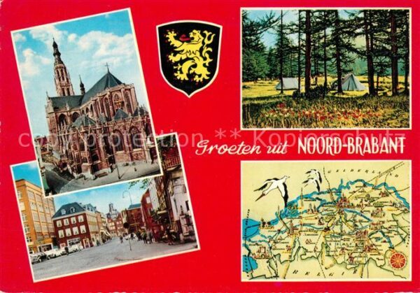 Noord Brabantsch Kirche Strassenpartie Camping