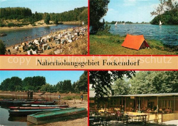 Fockendorf Altenburg Naherholungsgebiet Strand Bootsliegepla
