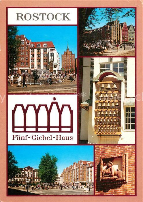 Rostock Fünf Giebel Haus Universitätsplatz Gloc