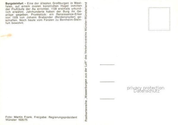 Burgsteinfurt Fliegeraufnahme Burgsteinfurt – Bild 2