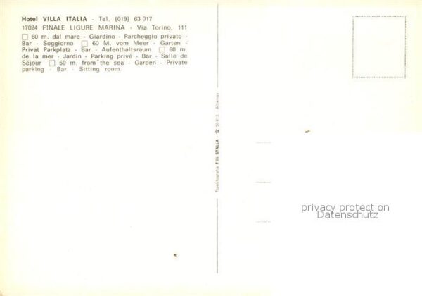 Finale Ligure Hotel Villa Italia Strand Restaurant Pa – Bild 2