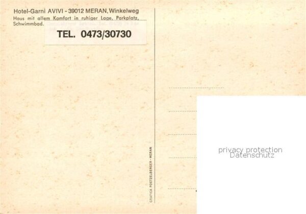 Meran Merano Hotel Garni Avivi – Bild 2