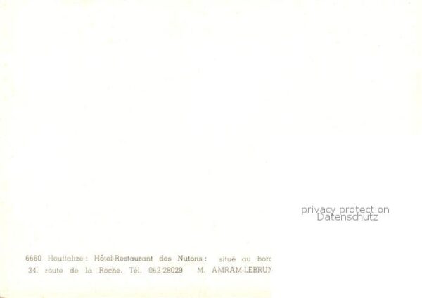 Houffalize Hotel des Nutons Restaurant Situe au bo – Bild 2