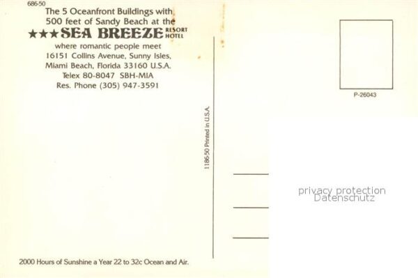 Miami Beach The See Breeze Resort Hotel – Bild 2