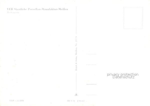 Meissen Elbe Sachsen Staatl Porzellan Manufaktur – Bild 2