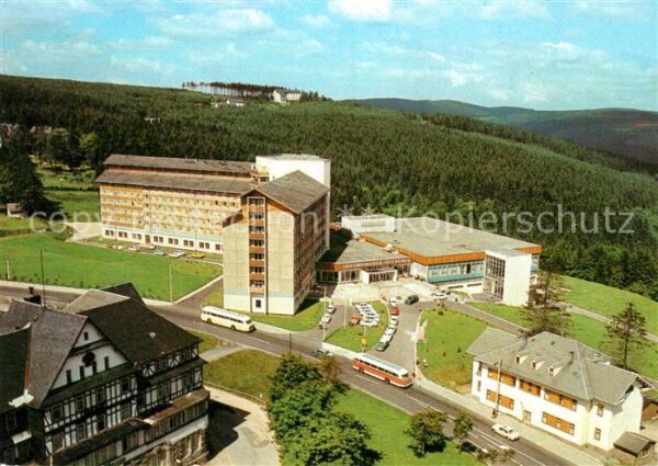 Oberhof Thueringen FDGB Erholungsheim Fritz Weineck Fliege