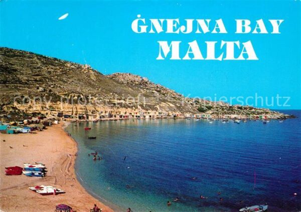 Malta Rock hewn Boat Houses Gnejna Bay