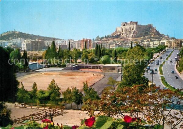 Athen Griechenland Ansicht von Mets
