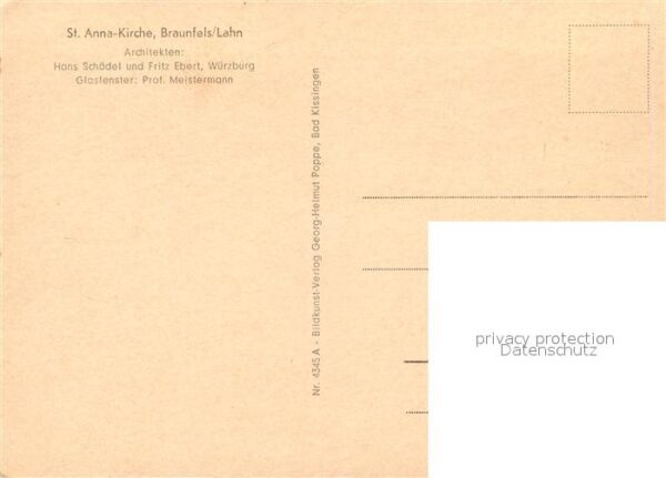 Braunfels St Anna Kirche Inneres – Bild 2