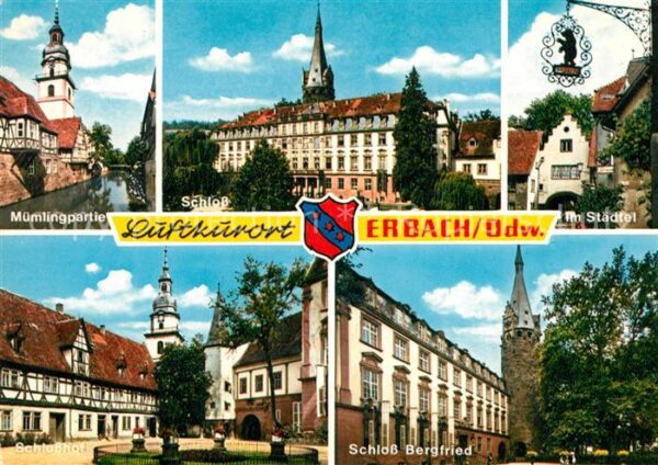 Erbach Odenwald Mümlingpartie Schloss Städtel Schlossho
