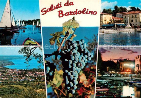 Bardolino Lago di Garda Teilansichten Segler Hafen