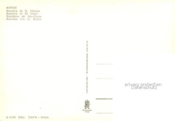 Assisi Umbria Basilica di Santa Chiara – Bild 2