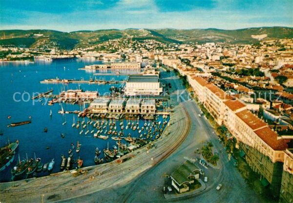 Trieste Panorama e rive Fliegeraufnahme