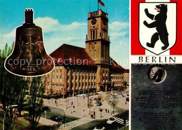 Berlin Glocke Bahnhof JF Kennedy Gedenktafel