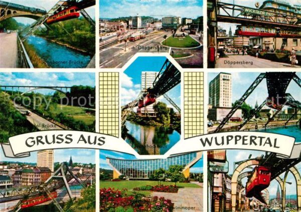 Wuppertal Schwebebahn Sonnborner Brücke Döppersbe
