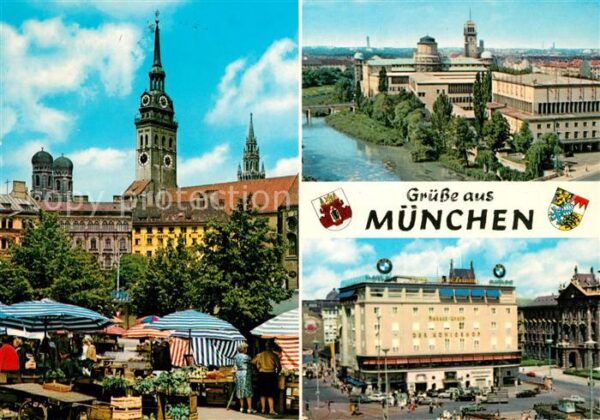 Muenchen Markt Teilansicht Königshof