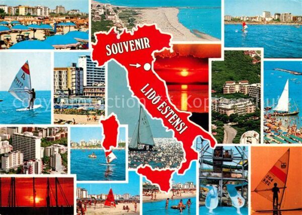 Lido degli Estensi Strandpartien Surfen