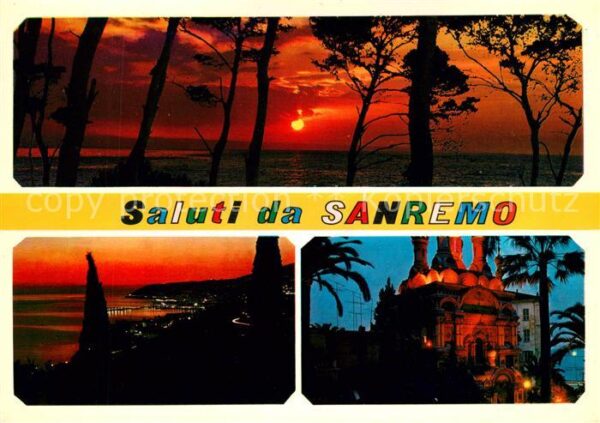 Sanremo Tramonte Scorcio panoramico Notturno ch