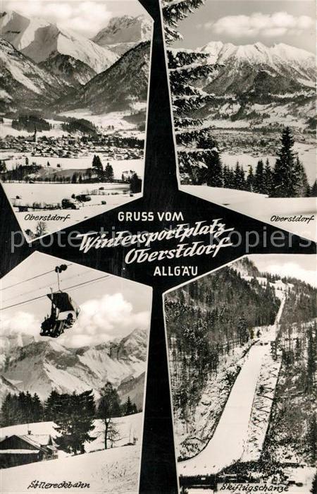 Oberstdorf Panorama Wintersportplatz Söllereckbahn