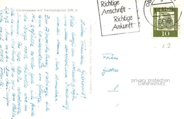 Christlessee Landschaftspanorama mit Trettachspitze – Bild 2