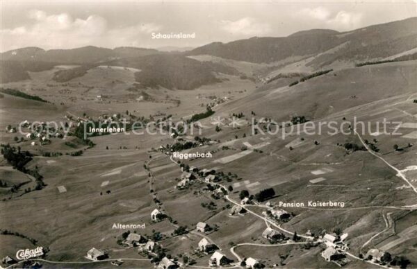 Bernau Schwarzwald Hans Thoma Tal Schauinsland Fliegeraufn