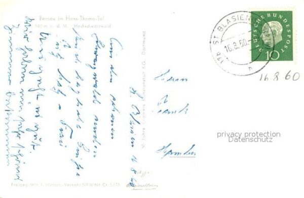 Bernau Schwarzwald Hans Thoma Tal Schauinsland Fliegeraufn – Bild 2