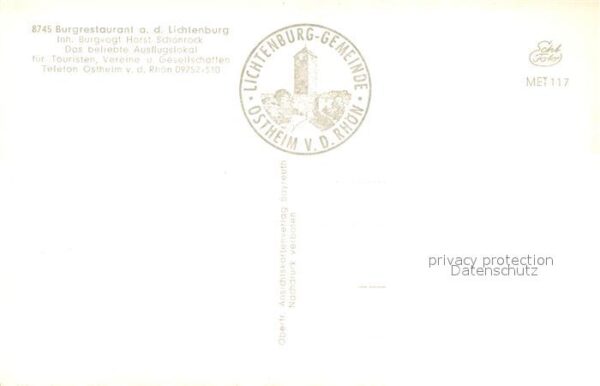 Ostheim Rhoen Burgrestaurant auf der Lichtenburg – Bild 2