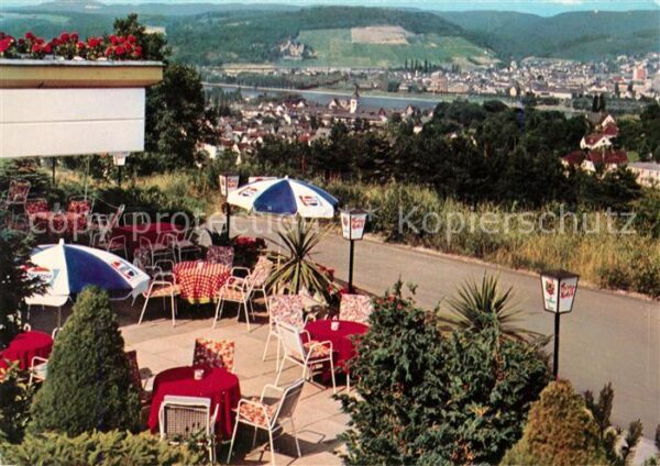 Bad Breisig Berghotel Cafe Restaurant Terrasse