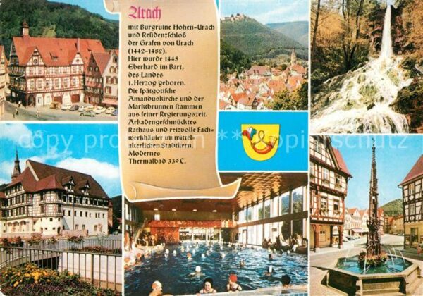 Bad Urach Kurort Schwäbische Alb Burgruine Hohenu