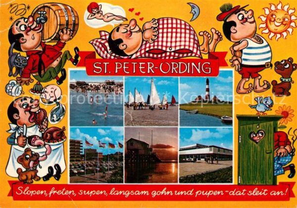 St Peter-Ording Strand Promenade Strandsegler Leuchttur