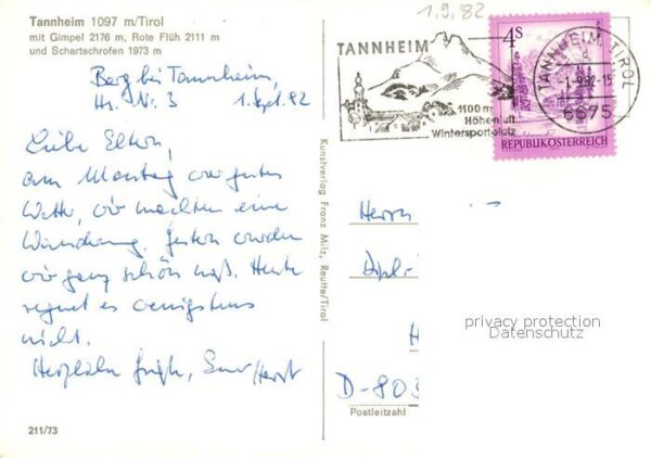 Tannheim Tirol Panorama mit Gimpel Rote Flüh und Schar – Bild 2