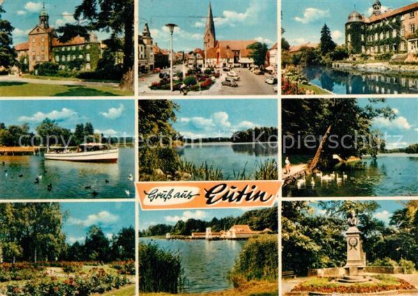 Eutin Teilansichten Kirche Eutiner See Dampfe