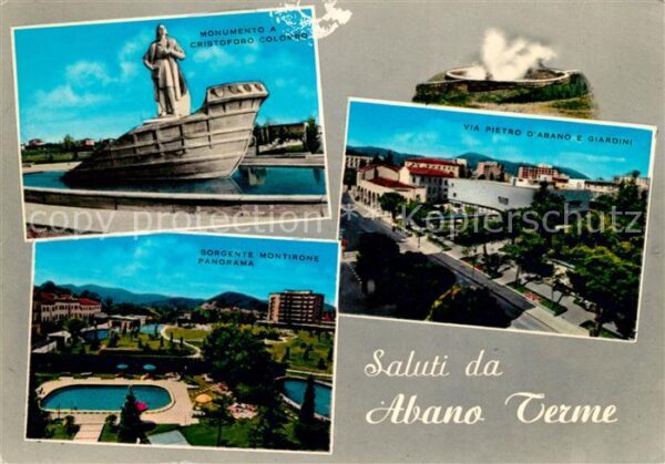 Abano Terme Monumento a Cristoforo Colombo Sorgente