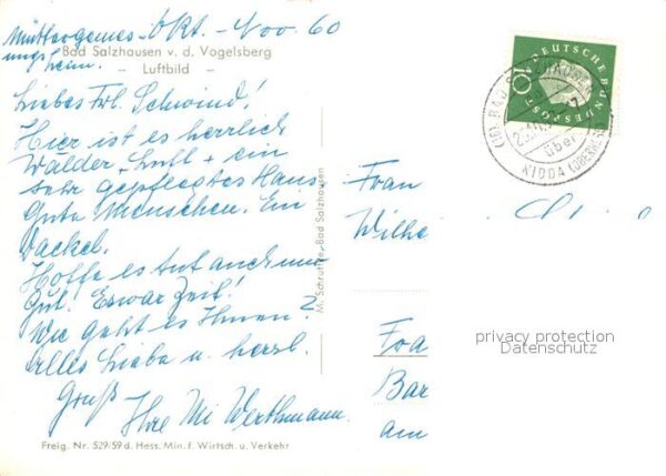 Bad Salzhausen Vogelsberg Fliegeraufnahme – Bild 2