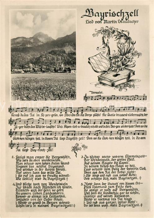 Bayrischzell Landschaftspanorama Lied von Martin Sta