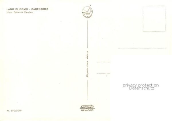 Cadenabbia Lago di Como Hotel Britannia Excelsior Comer See – Bild 2