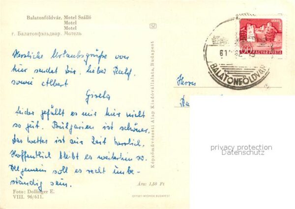 Balatonfoeldvar Motel Szallo – Bild 2