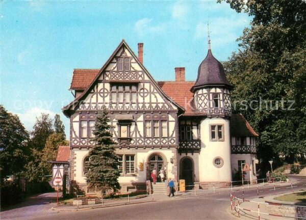 Bad Liebenstein Postamt Fachwerkhaus