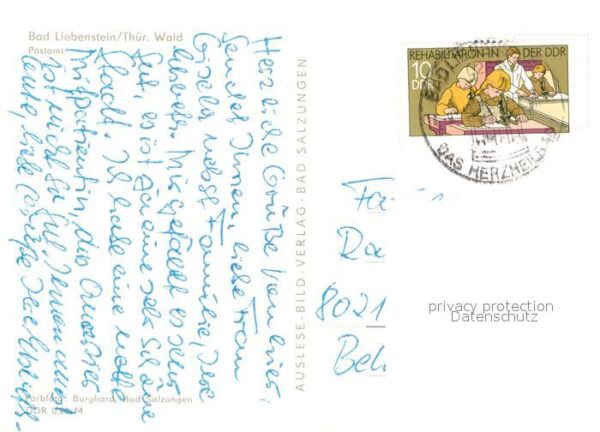 Bad Liebenstein Postamt Fachwerkhaus – Bild 2
