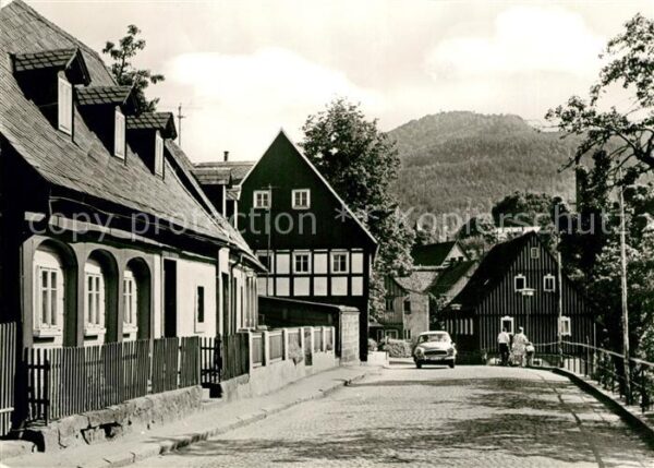 Waltersdorf Zittau Teilansicht mit der Lausche